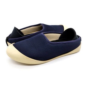 Mahabis Shoes Womens 6 Navy Mesh Slip On Summer Casual Removable Soles EU 36